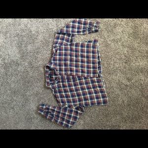 Forever21 Cropped flannel